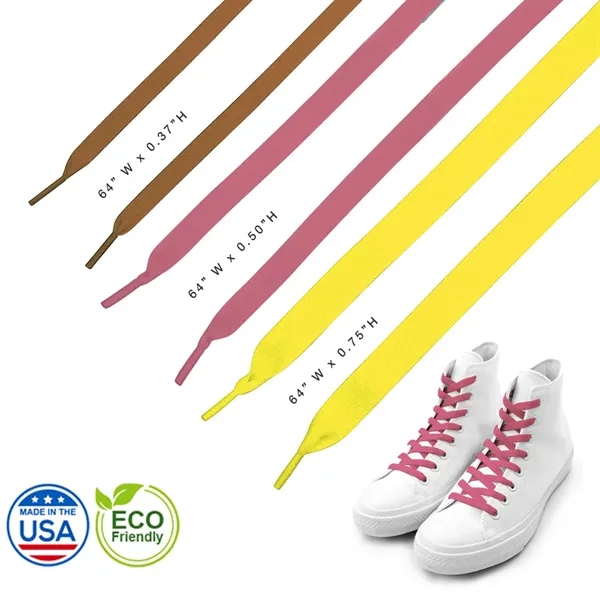 64" Eco-Friendly Custom Shoelaces... from ASI 31517 Admart Products / Admart Line