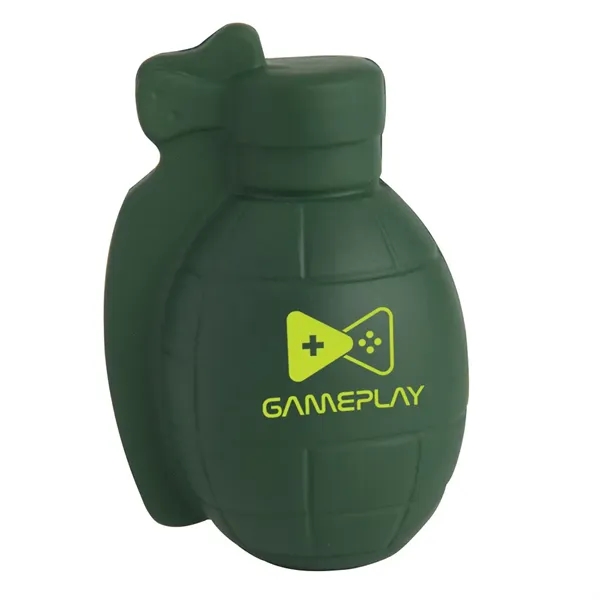 2" x 3.5" grenade shaped stress reliever made of polyurethane foam.... from ASI 34415 Alpi International LTD