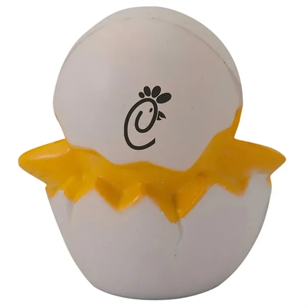 3" x 2.5" chicken-in-egg stress reliever.... from ASI 34415 Alpi International LTD