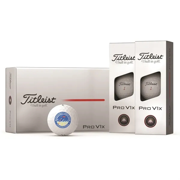Titleist Pro V1x  golf balls in half dozen packaging... from ASI 38120 Ball Pro / Diversified Quality Kitchenware