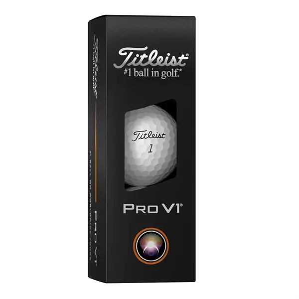 Titleist Pro V1 golf balls; Box contains 12 white balls and... from ASI 38120 Ball Pro / Diversified Quality Kitchenware