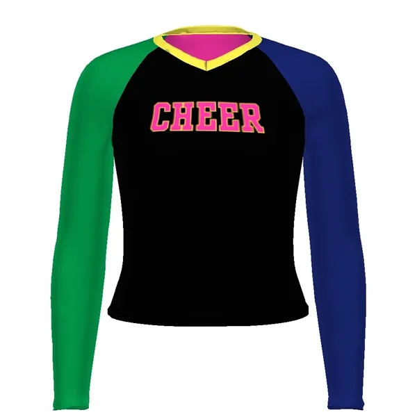 Ladies' Long Sleeve Cheer Top. Heavyweight 88% polyester/12% spandex.... from ASI 37461 Augusta Sportswear / Holloway Sportswear