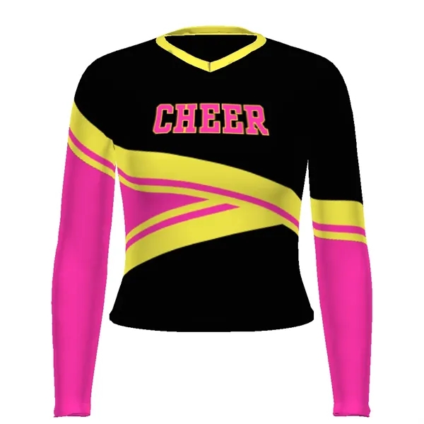 Ladies' Long Sleeve Cheer Top. Heavyweight 88% polyester/12% spandex.... from ASI 37461 Augusta Sportswear / Holloway Sportswear