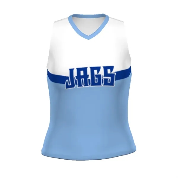 Ladies' Sublimated Cheer Shell. Heavyweight 88% polyester/12% spandex.... from ASI 37461 Augusta Sportswear / Holloway Sportswear
