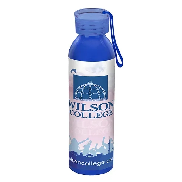 Our recycled aluminum water bottle has a screw-on, spill resistant, translucent... from ASI 62660 Innovation Line