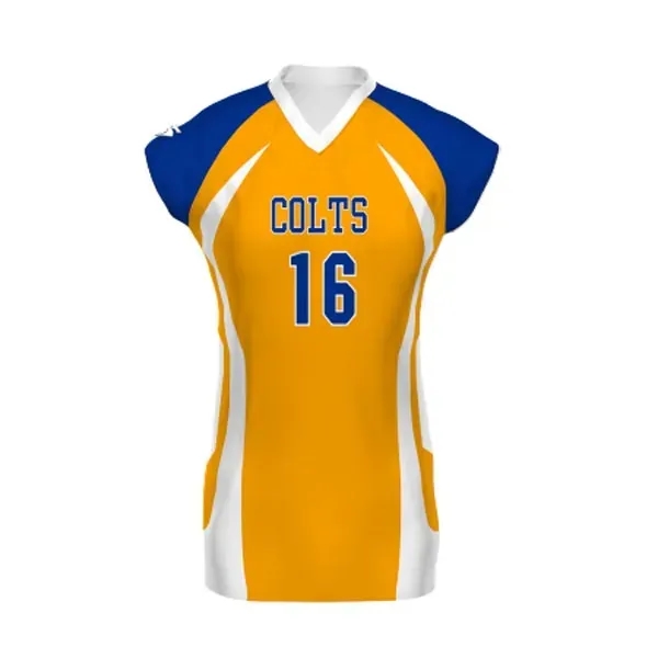 Ladies' Cap Sleeve Volleyball Jersey. 84% polyester/16% spandex knit.... from ASI 37461 Augusta Sportswear