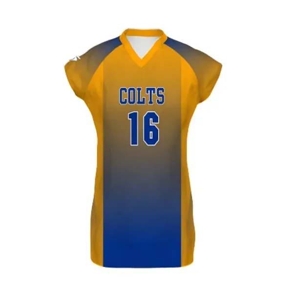 Ladies' Cap Sleeve Volleyball Jersey. 84% polyester/16% spandex knit.... from ASI 37461 Augusta Sportswear