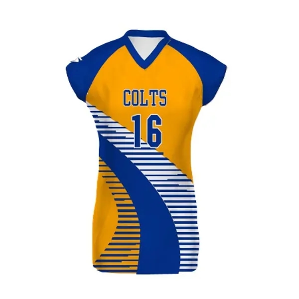 Ladies' Cap Sleeve Volleyball Jersey. 84% polyester/16% spandex knit.... from ASI 37461 Augusta Sportswear