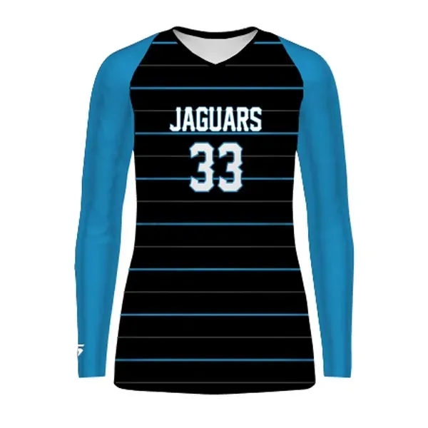 Ladies' Long Sleeve Volleyball Jersey. 84% polyester/16% spandex knit.... from ASI 37461 Augusta Sportswear