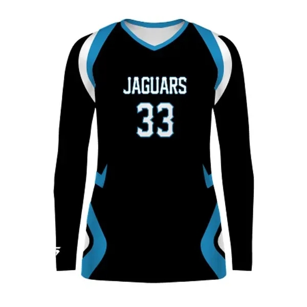 Ladies' Long Sleeve Volleyball Jersey. 84% polyester/16% spandex knit.... from ASI 37461 Augusta Sportswear