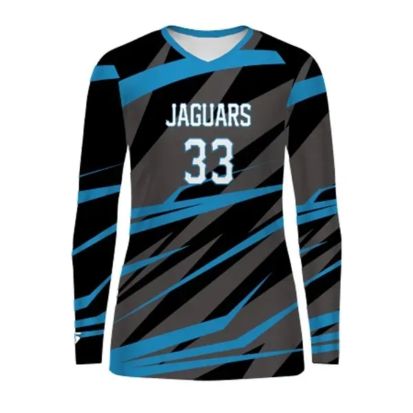 Ladies' Long Sleeve Volleyball Jersey. 84% polyester/16% spandex knit.... from ASI 37461 Augusta Sportswear