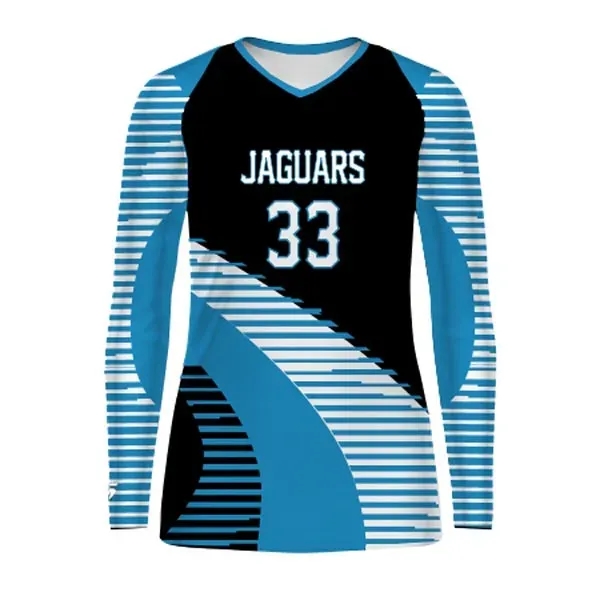 Ladies' Long Sleeve Volleyball Jersey. 84% polyester/16% spandex knit.... from ASI 37461 Augusta Sportswear