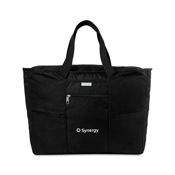 12.5"L x 15.3"H x 5.9"W foldaway tote bag with large zippered... from ASI 56070 Gemline / Gemline®
