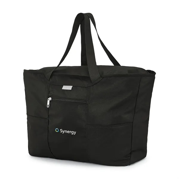 12.5"L x 15.3"H x 5.9"W foldaway tote bag with large zippered... from ASI 56070 Gemline / Gemline®
