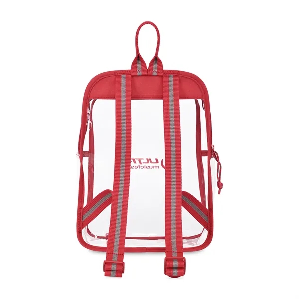 The Sigma Clear Mini Backpack offers clear visibility of your contents,... from ASI 56070 Gemline / Gemline®