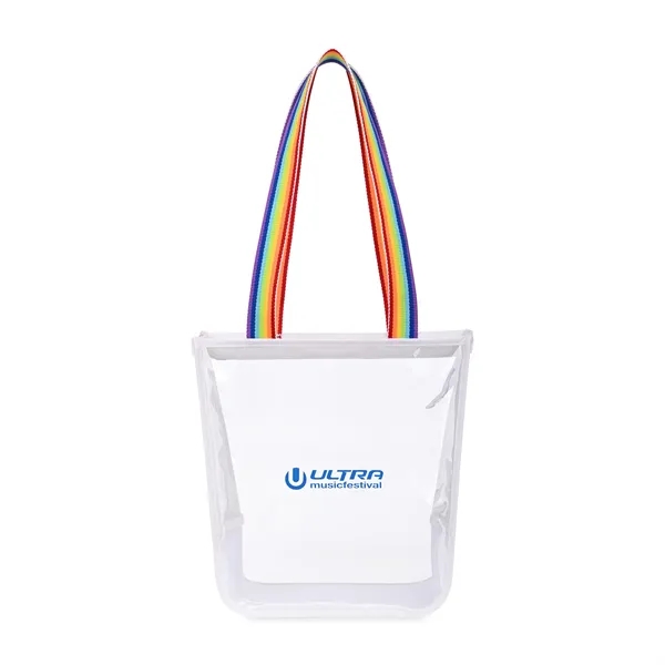 The Sigma Clear Zippered Tote offers clear visibility of your contents,... from ASI 56070 Gemline / Gemline®