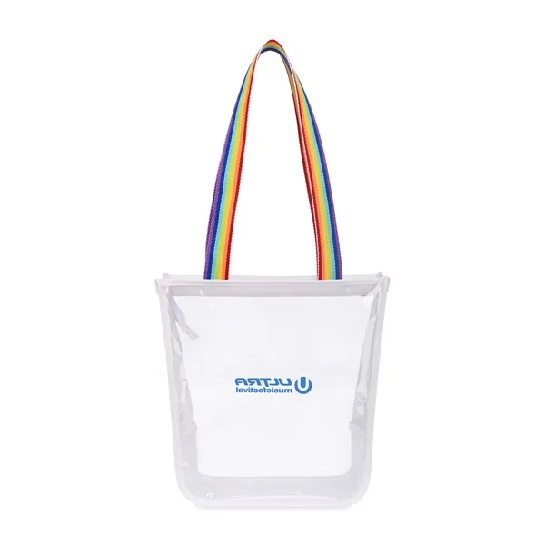 The Sigma Clear Zippered Tote offers clear visibility of your contents,... from ASI 56070 Gemline / Gemline®