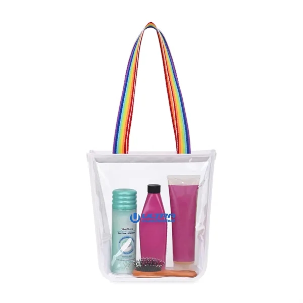 The Sigma Clear Zippered Tote offers clear visibility of your contents,... from ASI 56070 Gemline / Gemline®