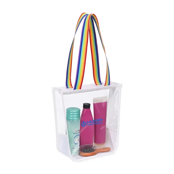 The Sigma Clear Zippered Tote offers clear visibility of your contents,... from ASI 56070 Gemline / Gemline®
