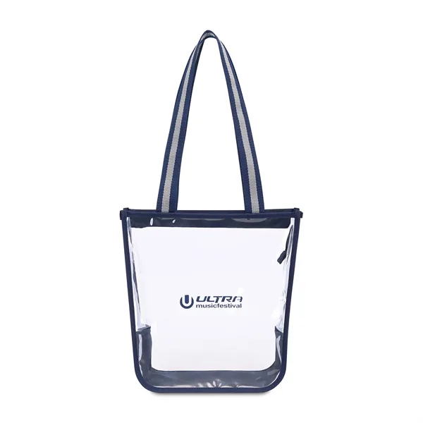 The Sigma Clear Zippered Tote offers clear visibility of your contents,... from ASI 56070 Gemline / Gemline®
