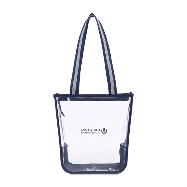 The Sigma Clear Zippered Tote offers clear visibility of your contents,... from ASI 56070 Gemline / Gemline®
