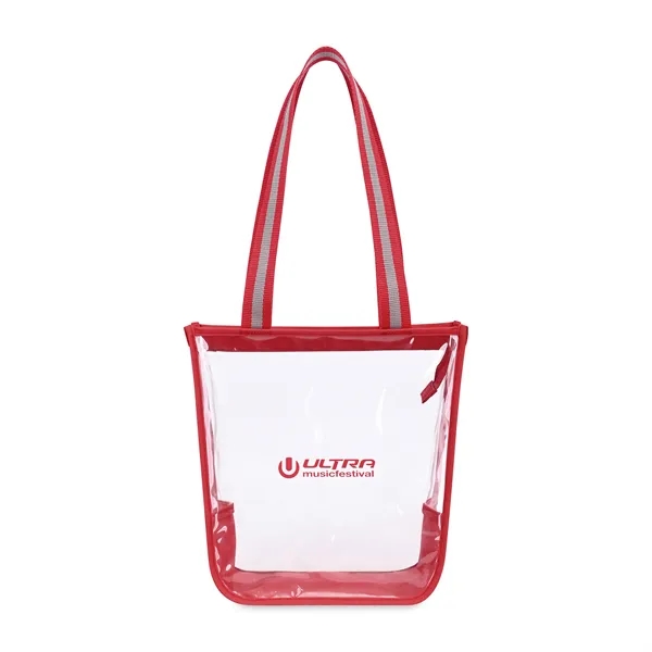 The Sigma Clear Zippered Tote offers clear visibility of your contents,... from ASI 56070 Gemline / Gemline®