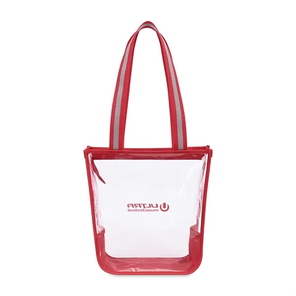 The Sigma Clear Zippered Tote offers clear visibility of your contents,... from ASI 56070 Gemline / Gemline®