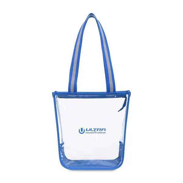 The Sigma Clear Zippered Tote offers clear visibility of your contents,... from ASI 56070 Gemline / Gemline®