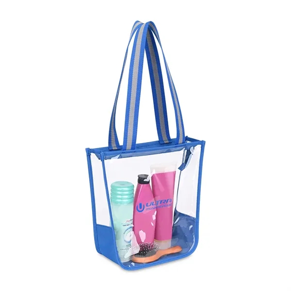 The Sigma Clear Zippered Tote offers clear visibility of your contents,... from ASI 56070 Gemline / Gemline®