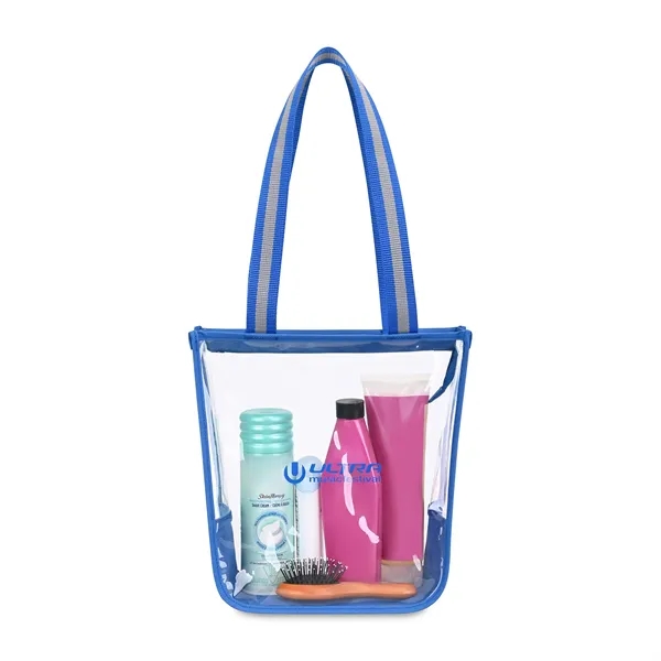 The Sigma Clear Zippered Tote offers clear visibility of your contents,... from ASI 56070 Gemline / Gemline®
