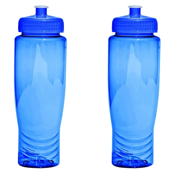 28 oz. translucent plastic bottle with push-pull twist-on cap, wide mouth... from ASI 68507 The Magnet Group / Perfect Line