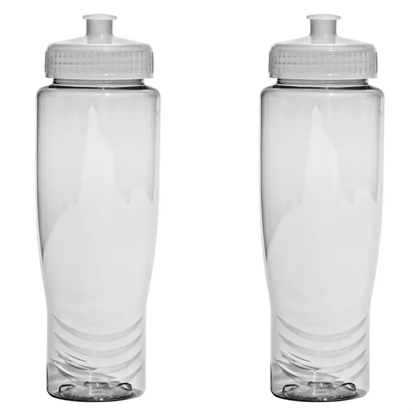 28 oz. translucent plastic bottle with push-pull twist-on cap, wide mouth... from ASI 68507 The Magnet Group / Perfect Line