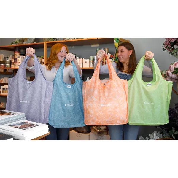 Recycled mini handled tote bag with 23" carrying handles.... from ASI 56070 Gemline / Gemline® RuMe Brandsuite