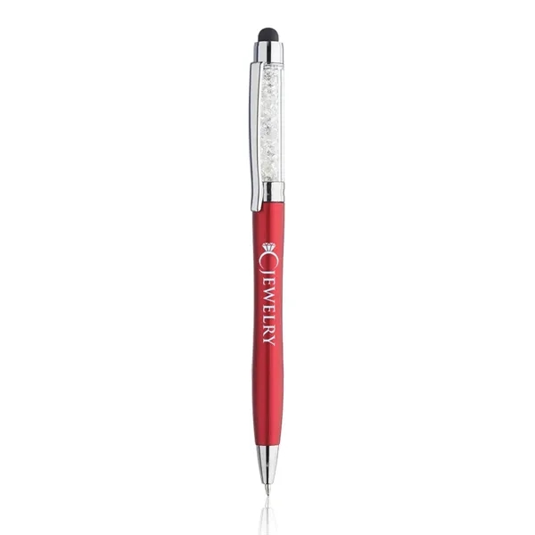 2-in-1 twist-action pen with black-ink ballpoint pen and stylus tip, available... from ASI 39552 BEL Promo