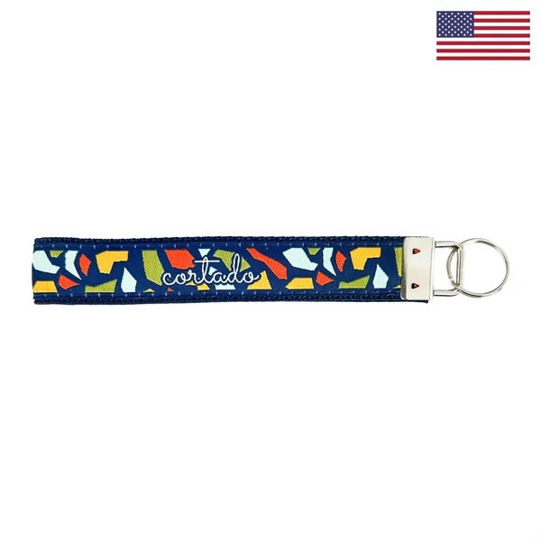Durable 1" x 6-1/2" woven key strap with customizable imprint. Perfect... from ASI 92980 WOV-IN® / WOV-IN®