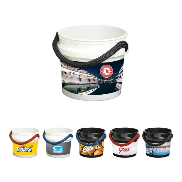 3.5-gallon plastic bucket with a rope handle.... from ASI 98360 WOWLine
