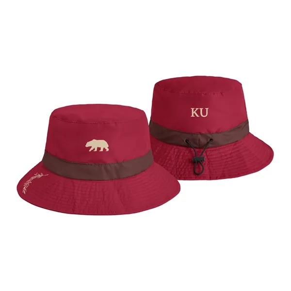 Full-color Packable Bucket Hat with Printing on Both Sides. Adjustable Cords... from ASI 45657 Pop! Promos