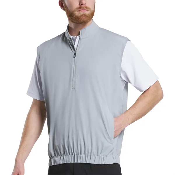 Footjoy Men's Half-Zip Windshirt Vest, 100% Polyester, Windproof, 4-Way Stretch, Moisture... from ASI 38120 Ball Pro / Diversified Quality Kitchenware / Branded Apparel Designs