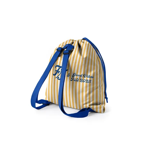 One-Sided Full-Color Printed Towel with White Back and Attached Full-Color Backpack.... from ASI 45657 Pop! Promos