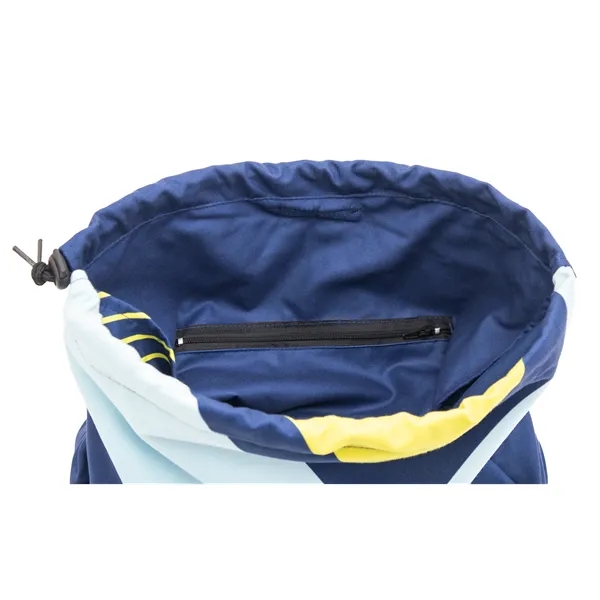 One-Sided Full-Color Printed Towel with White Back and Attached Full-Color Backpack.... from ASI 45657 Pop! Promos