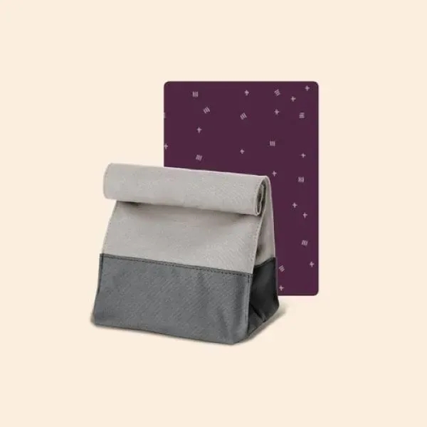 Lunch bag that features a heavyweight canvas exterior and metal snap... from ASI 74710 Numo / City Cut & Sew