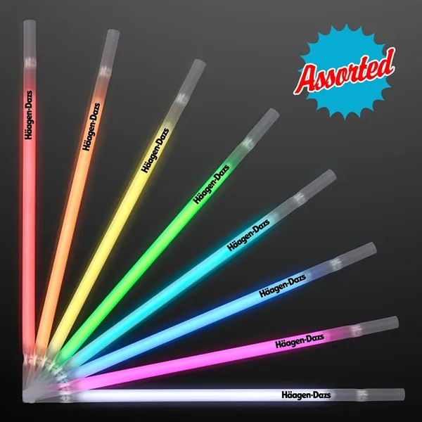 Glow Party Straws for Light Drinks Will Illuminate The Cafe... from ASI 34194 ALightPromos / Alight Promotional Products