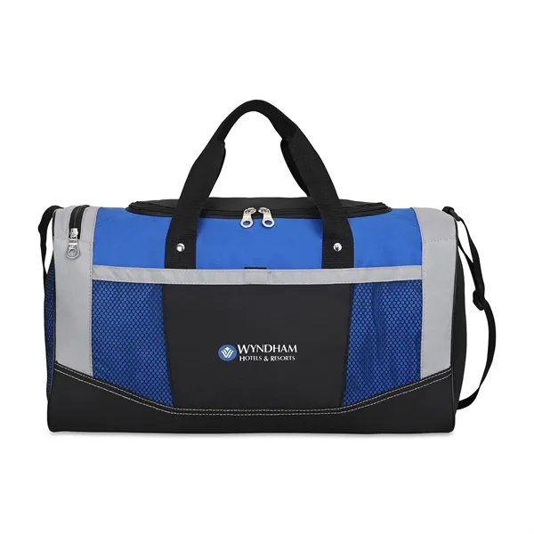 Polyester sport bag with side and front mesh pockets.... from ASI 56070 Gemline / Gemline®
