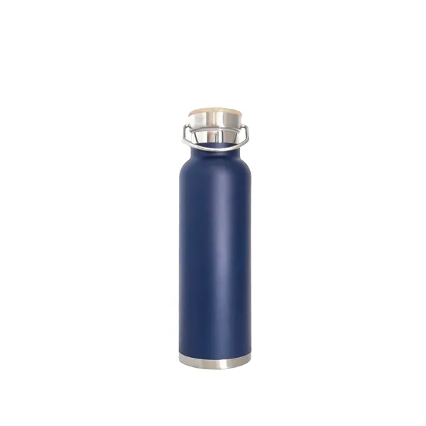 20 oz. Stainless Steel Dbl Wall Bottle w/Bamboo Lid, vacuum insulated,... from ASI 79933 Prorose Inc / An Arch Promo Group Division
