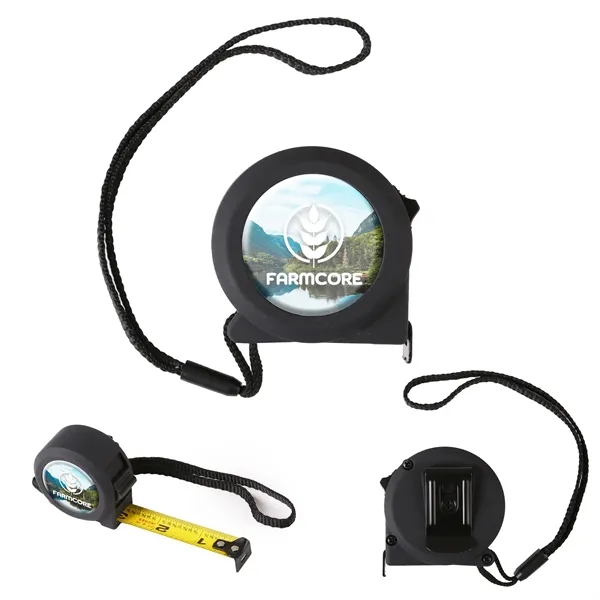ProLine 12' Tape Measure takes precise 12ft measurements with a press-to-lock... from ASI 61966 HPG / Beacon Promotions