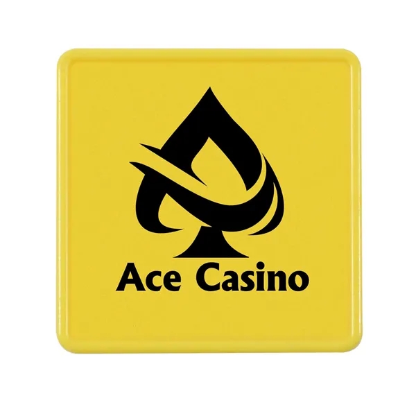 1.25" x 1.25" x 0.09"D square token that's available in multiple... from ASI 54040 Fey Promo / Mi Line by Fey