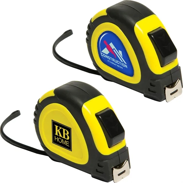 25' tape measure that locks in place for easy use with... from ASI 61966 HPG / Beacon Promotions