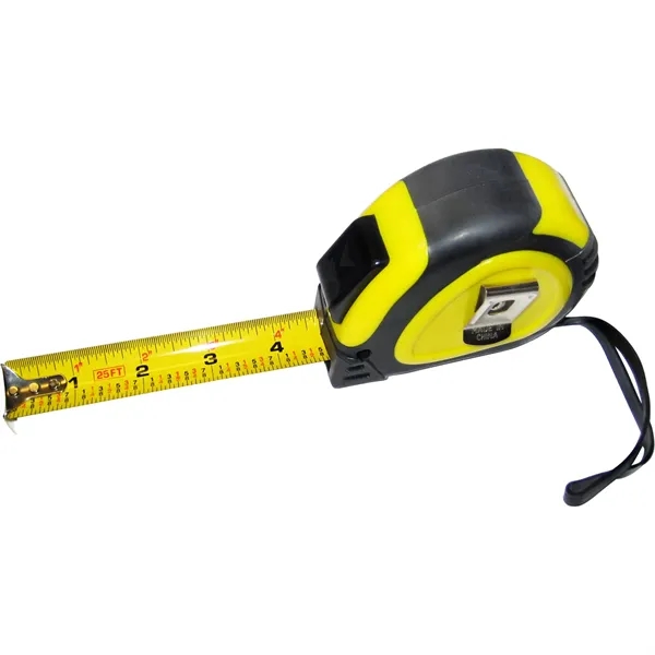 25' tape measure that locks in place for easy use with... from ASI 61966 HPG / Beacon Promotions