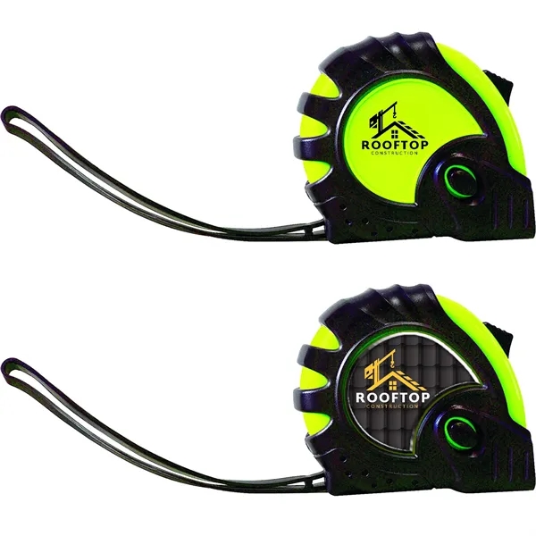 10' tape measure with wrist strap, belt clip and automatic lock... from ASI 61966 HPG / Beacon Promotions