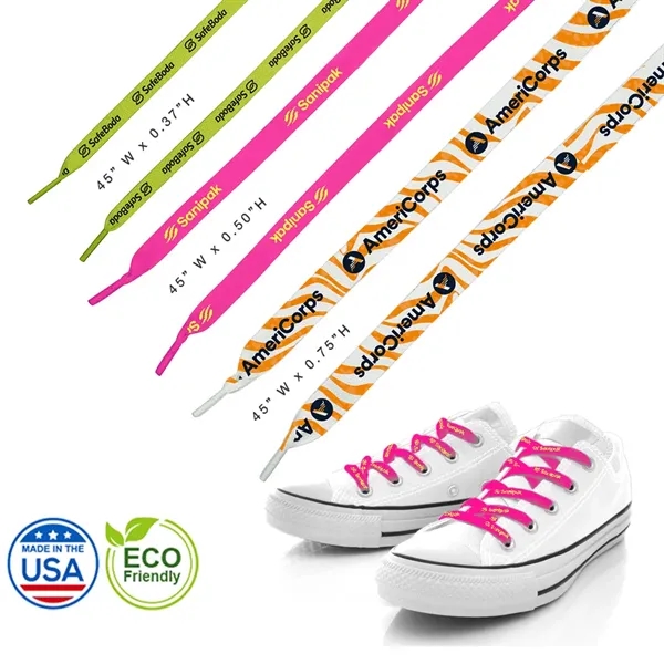 45" Eco-Friendly Custom Shoelaces... from ASI 31517 Admart Products / Admart Line